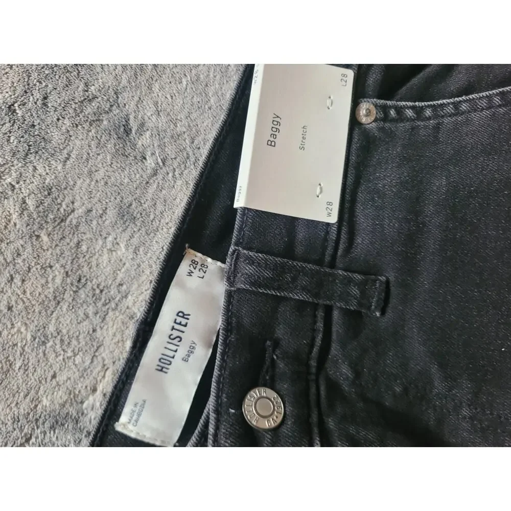 HOLLISTER Baggy stretch jeans for men 28/28‎